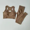 Crop Top Sports BH Damen Set Professionell Fitness Tanktoper BH Schockfeste Running Yoga -Anzug schöner Rücken BH 240429