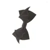 Bow Ties Black Bat Wing Bowtie Longueur réglable Costume de fête de mode pré-attachée