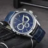 Bekijk horloges AAA 2024 Mens Business Watch Six Pin 3 oog Multi Functional Quartz Watch Mens Watch