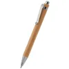 100 PCS/Lot Bamboo Ballpoint Pen Stylus contact Pen Office School Schools Schools Abs Writing Supplies Home 240417