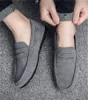 2024 Nouveau paresseux Soft Scele Chaussures Casual Brown Shoes Gai