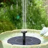 Decorazioni da giardino Pompa da bagno per uccelli a portata di acqua galleggiante solare per la decorazione