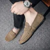 2024 Nouveau paresseux Soft Scele Chaussures Casual Brown Shoes Gai