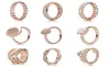 13 styles solides 925 argent rose or intemporel élégance amour éternel anneaux tressés pour les femmes cadeau de mariage fin europe bijoux 4023237