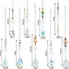 Decorative Figurines Crystals Sun Catcher Hanging Ornament Crystal Pendants For Window Wall Tree Cars
