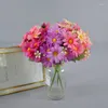 Decoratieve bloemen gesimuleerde Perzische chrysanthemums Daisies Bouquets of Chamomile Window Display Cabinets Landscape Design