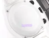 Diâmetro do relógio AET 40 mm de espessura 13,5 mm com 7750 Movimento Sapphire espelho de vidro espelhado Caso de borracha de borracha natural