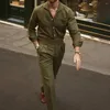 Suits-survêtements masculins Style militaire veste virile et pantal