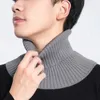 Bow Ties Men Women Fake Collar Scarf Knitted Elastic False Warm Winter Cycling Windproof Detachable Wrap Dropship