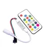 RF Wireless Remote DC5V 12V 2048Pixels 300 tipi di modifiche Digital LED Strip Strip Controller 17Key per WS2812B Strip LED WS2811