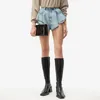 Chicever Denim Shorts dla kobiet Patchwork Posiety plus size Seksowne solidne, swobodne krótkie spodnie żeńskie letnie ubranie 240425