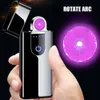 Custom Cool Lighters Factory Direct Supply Circle Smart Induction Ignition Arc Usb Electronic Lighter