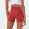 Herrkämpar citron kvinnor yoga shorts kör fitness cykel hög stigning bakre midja stretchy sport träning fritid gym kort