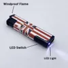 Plastica Riemibile Feuerzeug personalizzazione Portiera Accendino per sigari a LED a LED all'ingrosso Light Accendino.