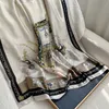 2024 Fashion Designer Scarf Lady Luxury Squicpe Smooth Fin Fin Flabinet Classic Horse Print Châf Long Taille 180 * 90cm