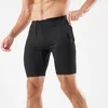 Shorts maschile che corrono stretti pantaloni da outdoor sport fitness da cinque quarti di vellutoy maschili grandi e alti abbigliamento per uomini
