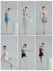 Sahne Aşınma Askısı Büyük Sırtsız Bale Dans Giyim Sanat Sınavı Uygulama Yetişkin Kadın Jimnastik Tulum Yüksek Profil Vücut