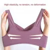 Bras Plus taille Femme Boucle avant Sous-vêtements en coton doux Coton Coton Médan-Wiless Wireless Wide Sprpe Confort Support de support