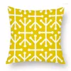 Oreiller vert jaune rayure velours couvre décoration intérieure canapé-oreiller géométrique canapé 45x45cm coussin décoratif