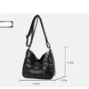 Вечерние сумки женщины винтажные мягкие кожаные кожа роскошные кошельки и сумочки высококачественные дизайны многосадочные женские плечи поперечного телевизора
