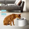 Alimentador de agua potable automática de mascotas Alimentador inteligente de la fuente de perros recargable de gato Tazón 240429
