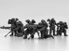 Airborne Division Drużyna Drużyna Wsparcia Model Model Model Miniature 28 mm War War Gaming Figurs Soldier