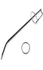 Long Bend Sound Sound en acier inoxydable Male Plug urétral avec anneau érotique dilatateur urétral stretchProducts Pinis Sex Toy1874364
