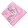 Bandanas bomull tryckt bandana paisley pannband balaclava fyrkantig halsduk kvinnors pannband för höfthopp cykling diy cover himmel-