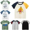 Vêtements de vêtements t-shirts carit animaux animaux garçons enfants enfants coton manches courtes vêtements d'été bébé enfants