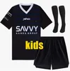 Neymar JR 2023 2024 Al Hilal Saudi Soccer Jerseys 23 24 Home Away Player Fans Version Malcom Neves Sergej Vietto Koulibaly Lghalo White Black Kids Kit Kit Football Shirts