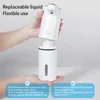 Distributeurs de savon en mousse automatique salle de bain machine à main de lavage intelligent avec USB Charge White High Quality Abs Material 240419