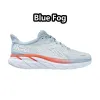 2025 New Running Shoes Three Black White Blue Fog Orange Mint Powder Purple Yellow Pear Clove Marble Clifton 9 Bondi 8 Men's Designer Sneakers Women's Sneakers