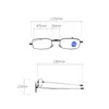 Solglasögon 1 PC Läsglasögon unisex ultralätt metallram Portable Presbyopic Gyeglasses High-Definition Vision Care 1.0- 4.0