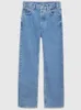 Женские джинсы Женщины с твердым цветом молнии ранней осени моды хлопок 2024.