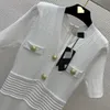421 XL 2024 Sukienka Milan Runway Spring Summer Summer krótkie rękaw Czarne białe różowe sukienki damskie sukienki Wysokiej jakości G24043038