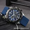 Titta på klockor AAA 2024 Hot Selling Mens 6-Pin Steel Strap Quartz Second Running Otm Watch Solid Strap Watch Mens Watch