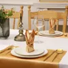 TABLE SERFKIN 12st Satin 17x17inch Serving Decor White Dinner Handduk för bröllopsfest Home El Teriper