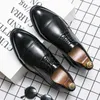 Chaussures décontractées Zapatos de Hombre Mode extérieure Mandards en cuir authentiques pour hommes Italien Mark Wedding Flats