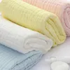 Couvertures Coton 6 couches Gauze Babille Baignoire serviettes pour les nourrissons pour les tout-petits Couchette de somnoleur SleepSack Play Play Mat Swaddle Soft Born