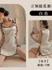 Lässige Kleider Retro -Stil Unterwäsche Sexy Pyjamas Split Qipao Uniform Kleid elegante Aushöhlung Aushöhle aus der Pfanne Schnalle Stehkragen 688 KCBC