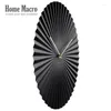 Wall Clocks Nordic Home Decor Clock Living Room Simple Modern Design Metal Fan Mute