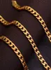 6 mm1630 polegadas 18k colar de colar de ouro personalidade de moda sautoir para homens de colar de casais de ouro Hip Hop1293201