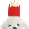 Hondenkleding Verjaardagshoed Decoratieve kroon Shiny Pet Headband Hoofddeksels voor honden katten kerstfeest huisdieren accessoires