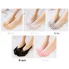 Women Socks 5 Par Five Finger Boat Spring Summer Thin Plain Weave Greenow Mouth Velvet Ice Silk Sweat Absorbent Toe