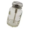 Storage Bottles 80ml Glass Liquid Dispenser Pump Bottle For Nail Polish Remover - Cm