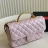 Akşam çantaları tasarımcı Chenel moda woc boy inci sap organ küçük kare çanta zinciri el omuz çantası crossbody çanta kadın çantası z15