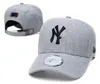 Klassieke hoogwaardige straatballcaps mode honkbalhoeden heren dames luxe sportontwerper petten verstelbare fit hoed y14