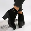 Chaussures habillées 2024 AUTUME HIVER BOOTS DE LA MONKLE FACE FASHID