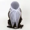 Abbigliamento etnico musulmano 80 80 cm foulard femme bandana bufandas donna donna hijab pace in pizzo velo tulle scialpa a scialle di maglia a maglie