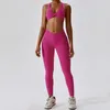 Pantaloni da donna a due pezzi estate senza soluzione di continuità set di yoga outfit da donna sportivo reggiseno a vita alta gambo abito da gambo sexy running fitness